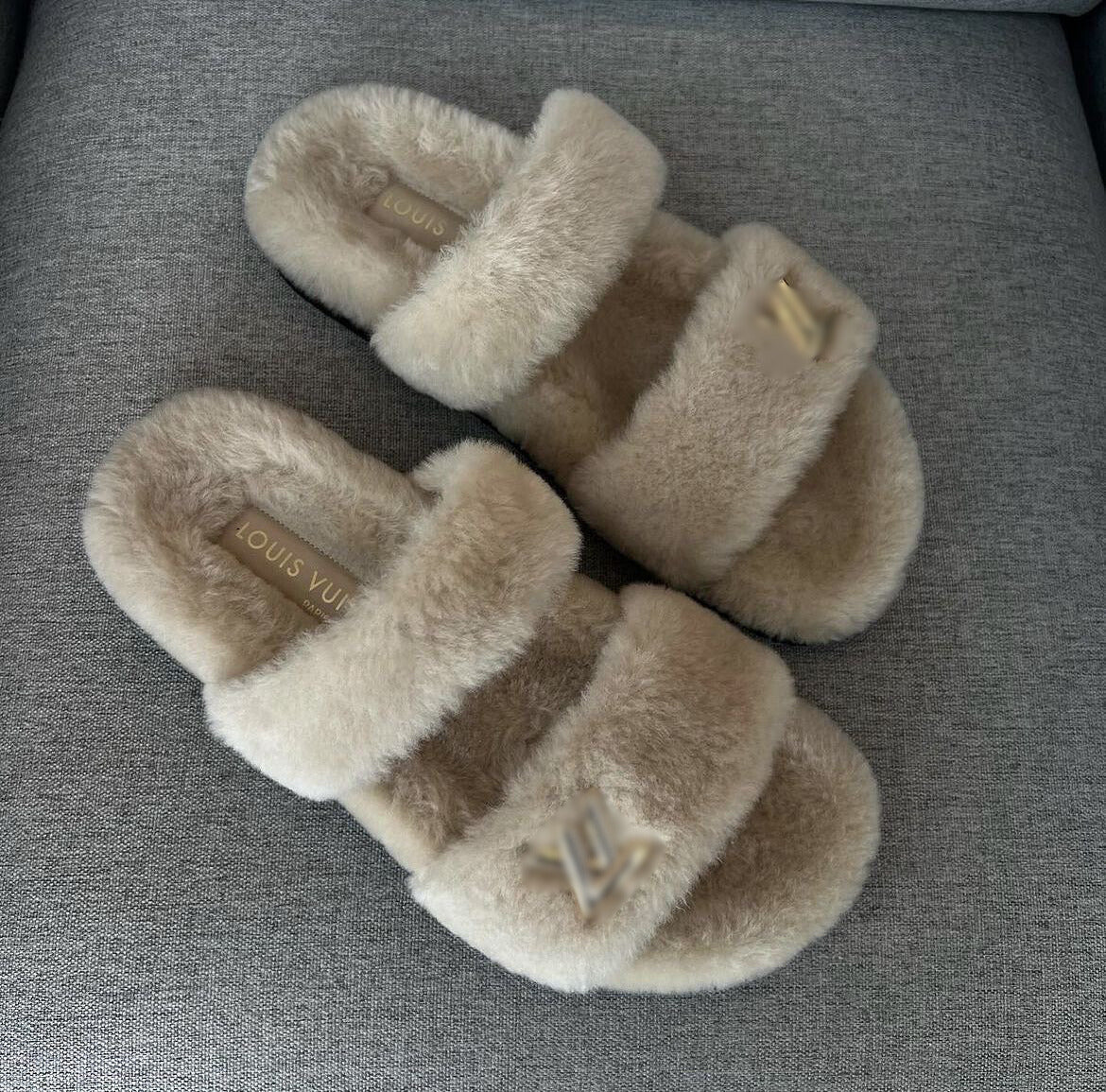 LV Sunset Flat Comfort mule