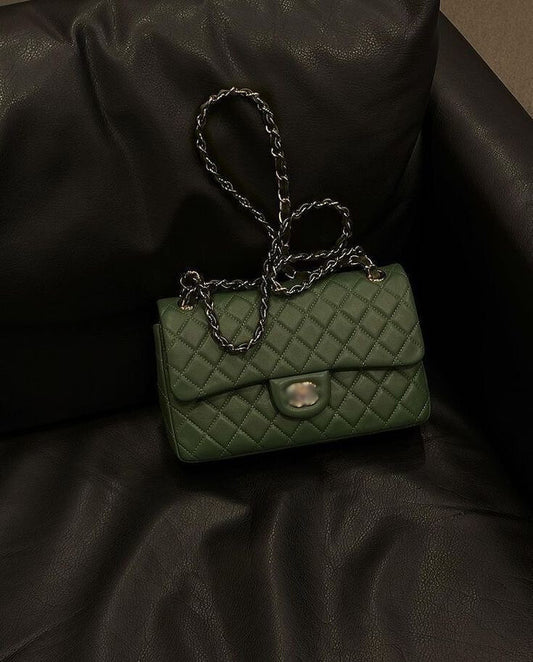CC Vintage Forest Green purse